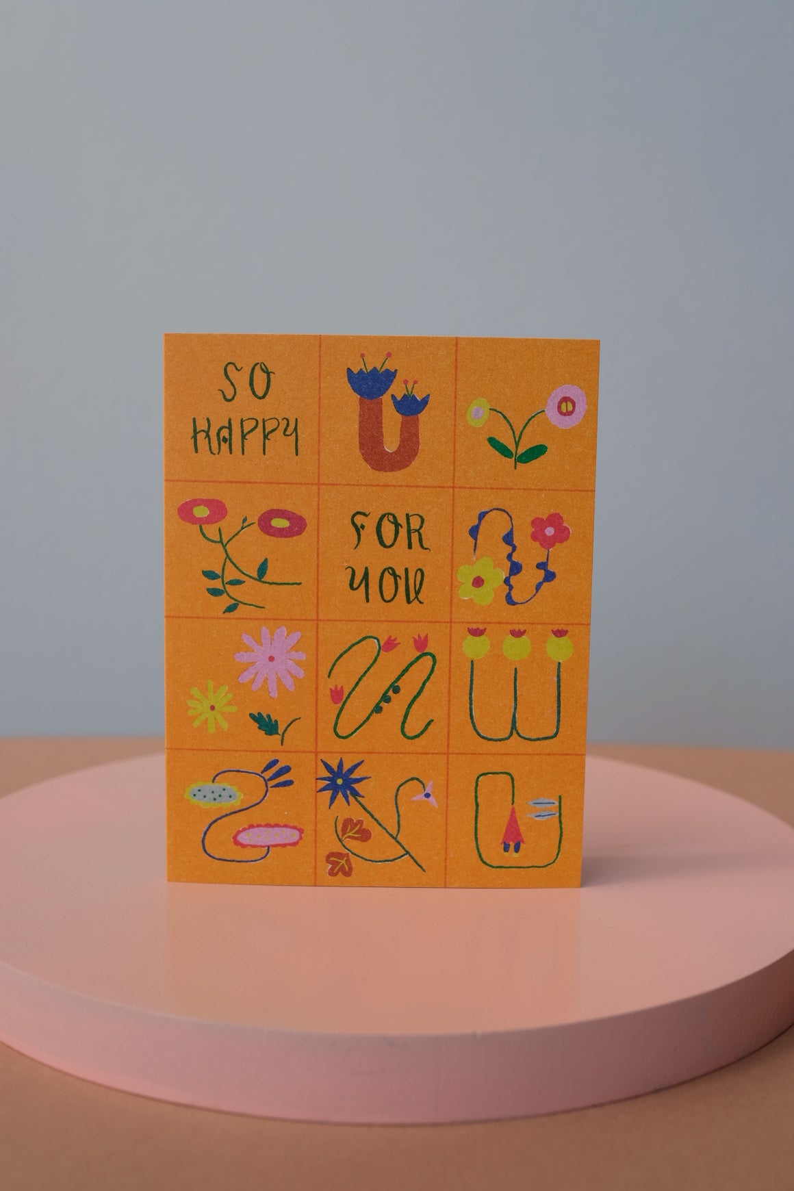 So Happy For You Doodle Card