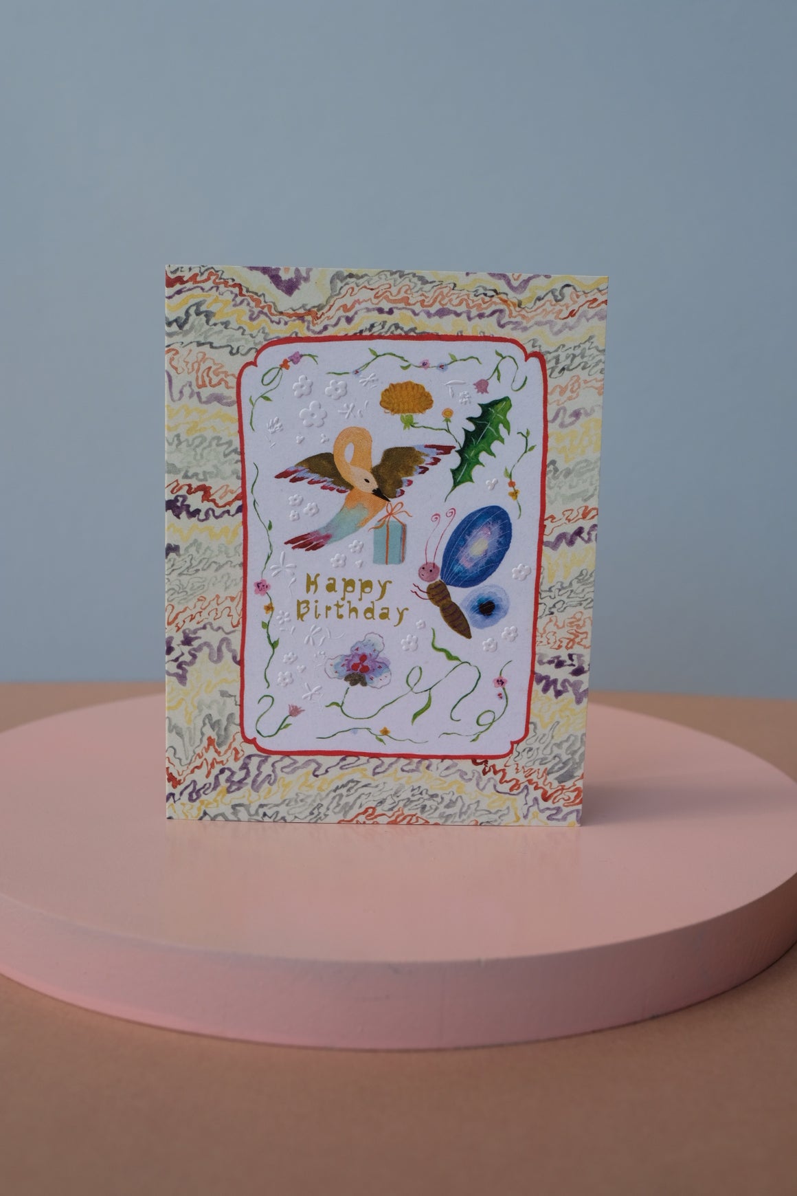 Birthday Bird and Butterfly