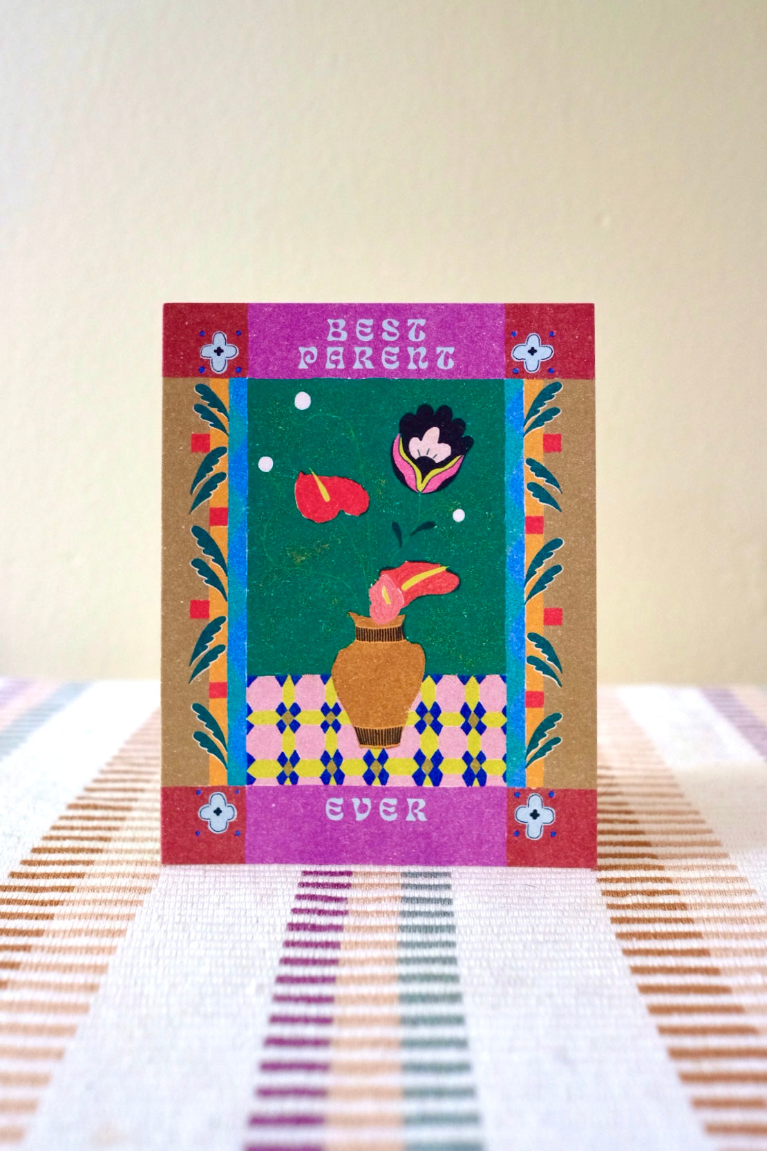 Decorative Best Parent Ever Card