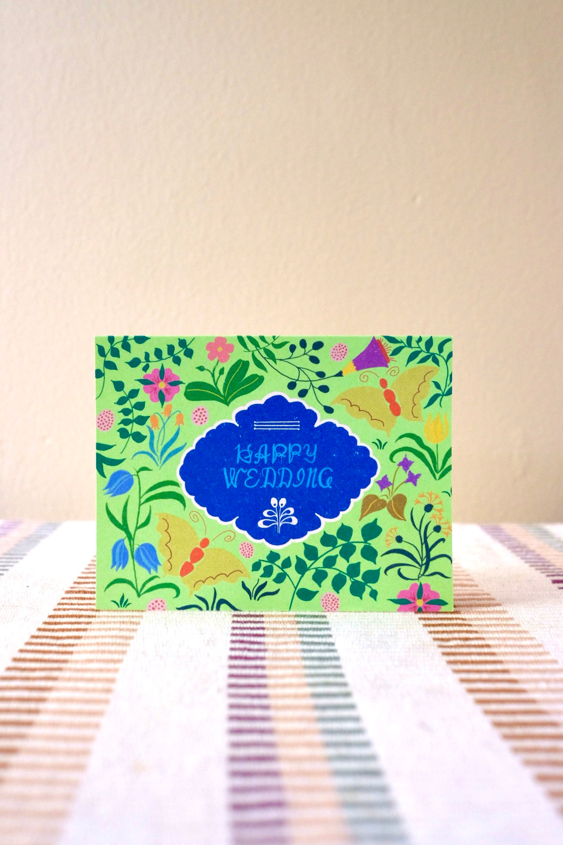 Happy Wedding Pattern Card