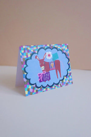For You Donkey Card