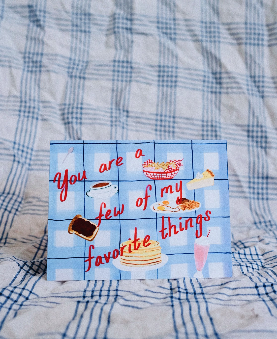 Favorite Things Diner Card