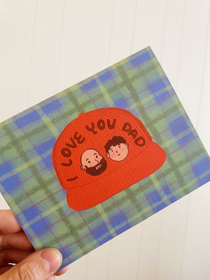 Dad Cap Love You Card