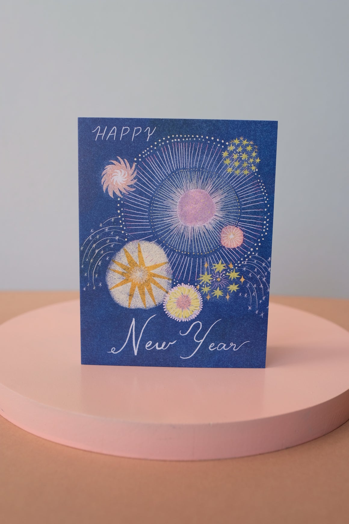 New Year Fireworks Card