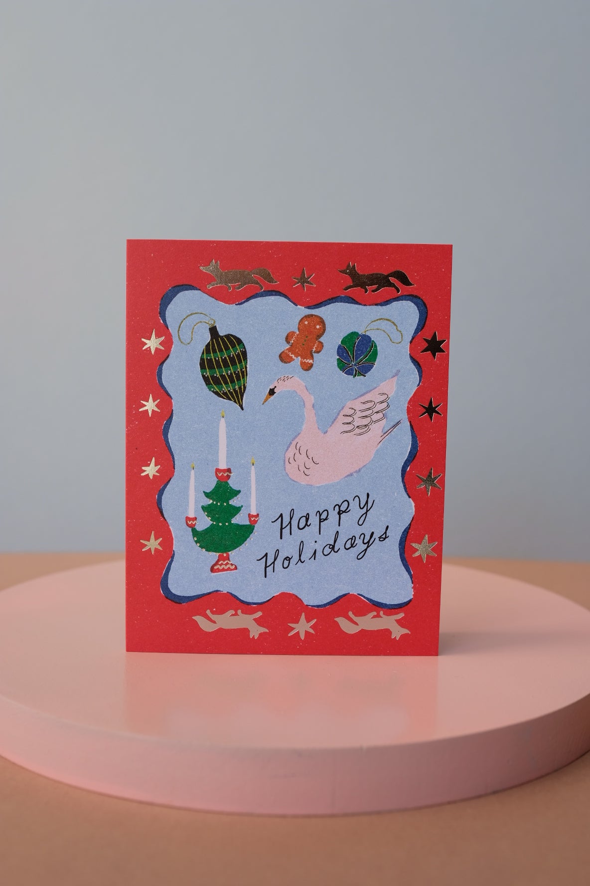 Happy Holidays Decorations Card