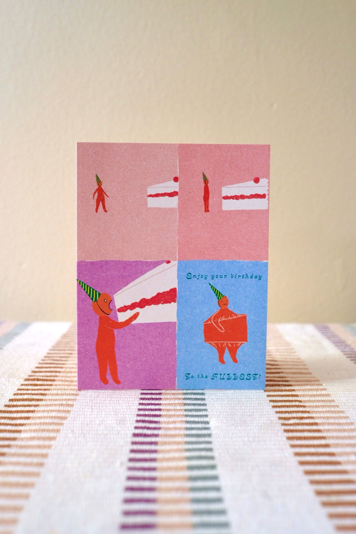 Cake In 4 Parts Card