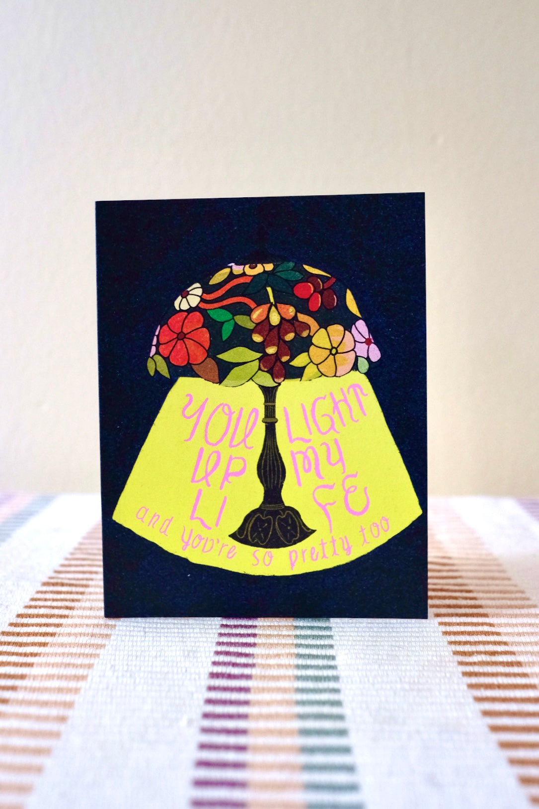 You Light Up My Life Card