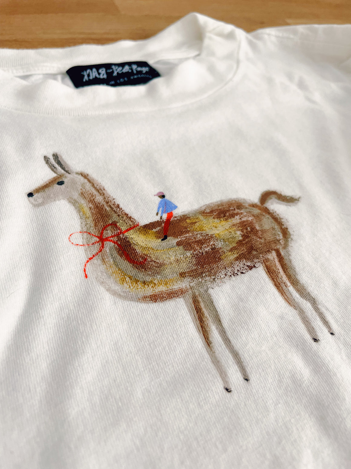 Hand Paintes Tee - Llama