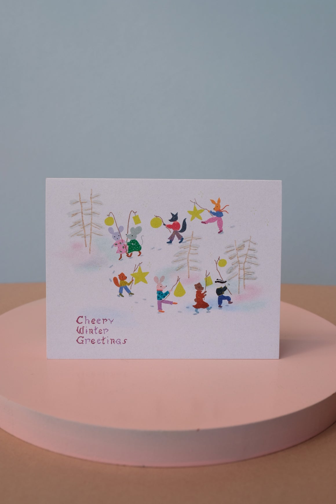 Winter Lantern Parade Card
