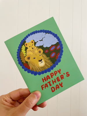 Father’s Day Lion Card