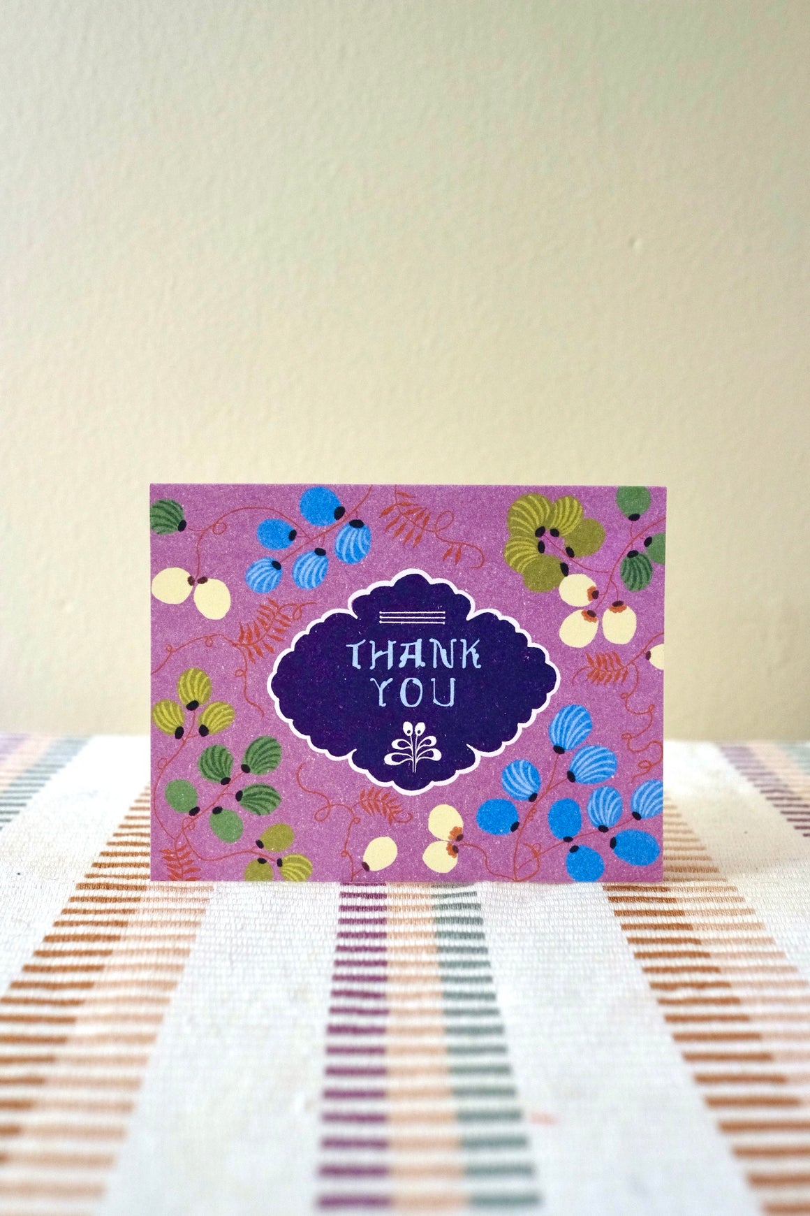 Thank You Pattern Card