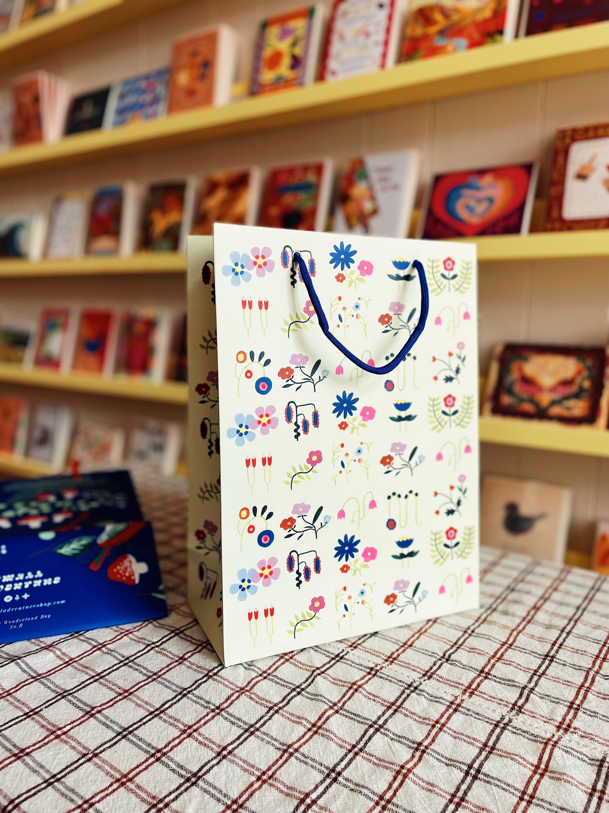 Grid Doodles Gift Bag