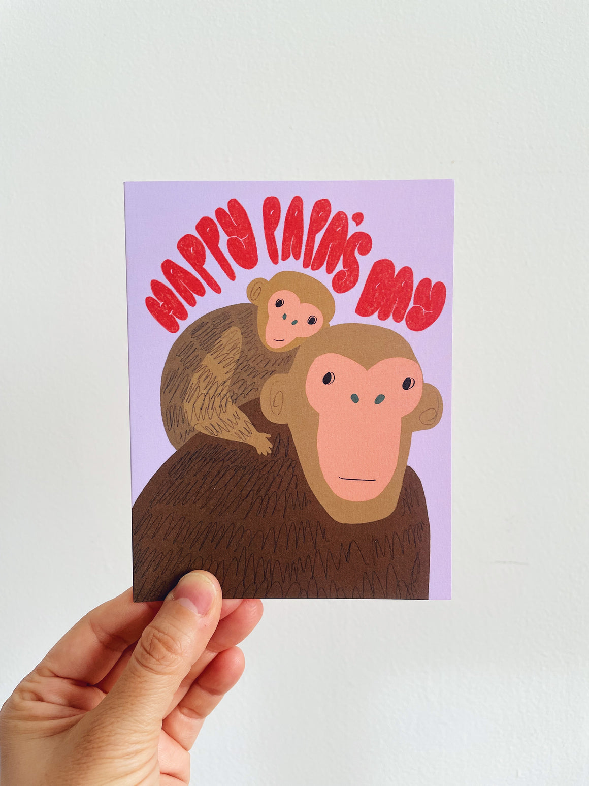 Papa Chimp Card