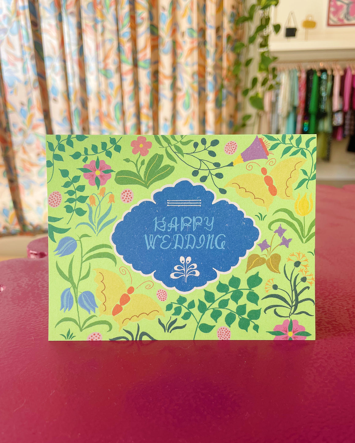 Happy Wedding Pattern Card