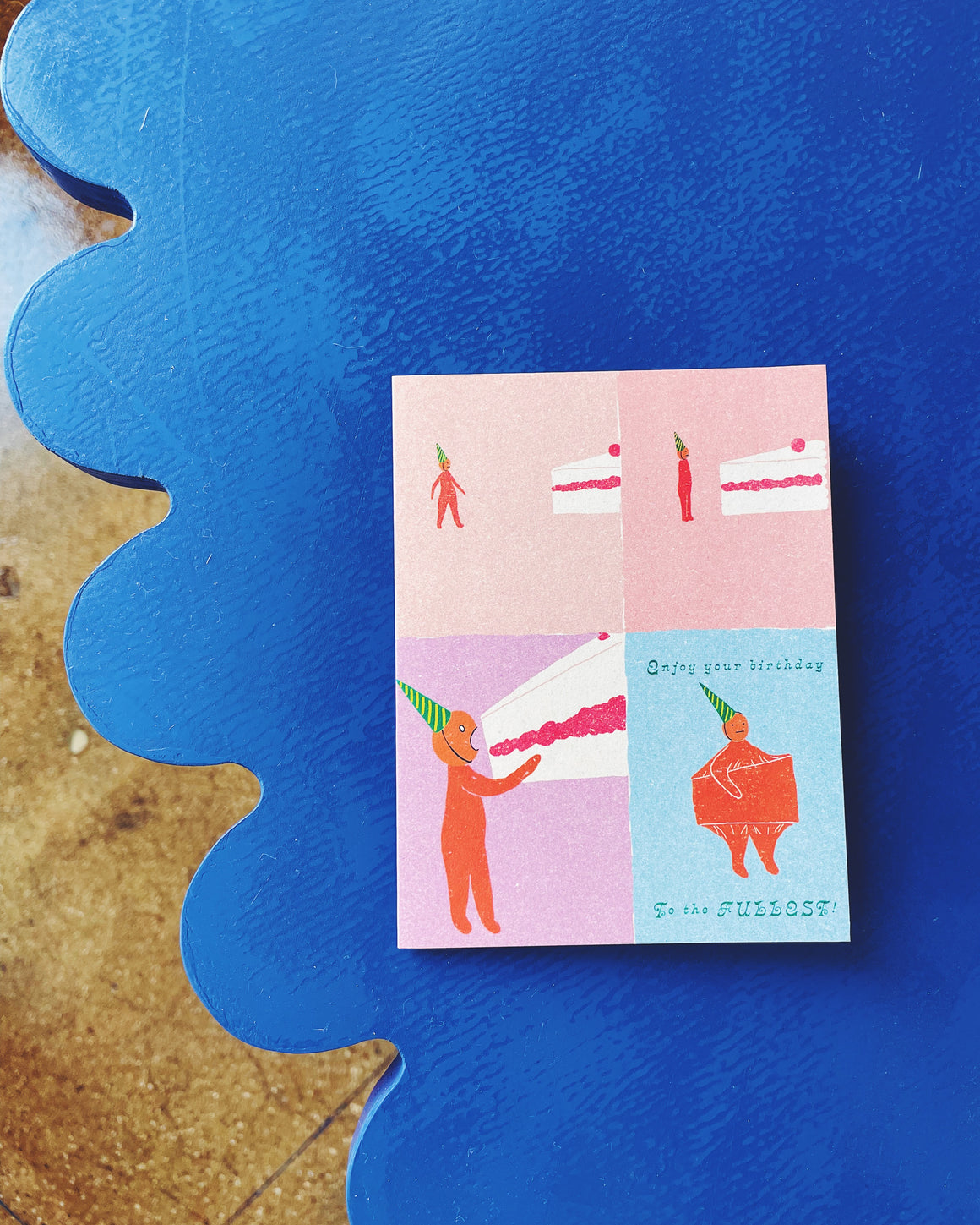 Cake In 4 Parts Card