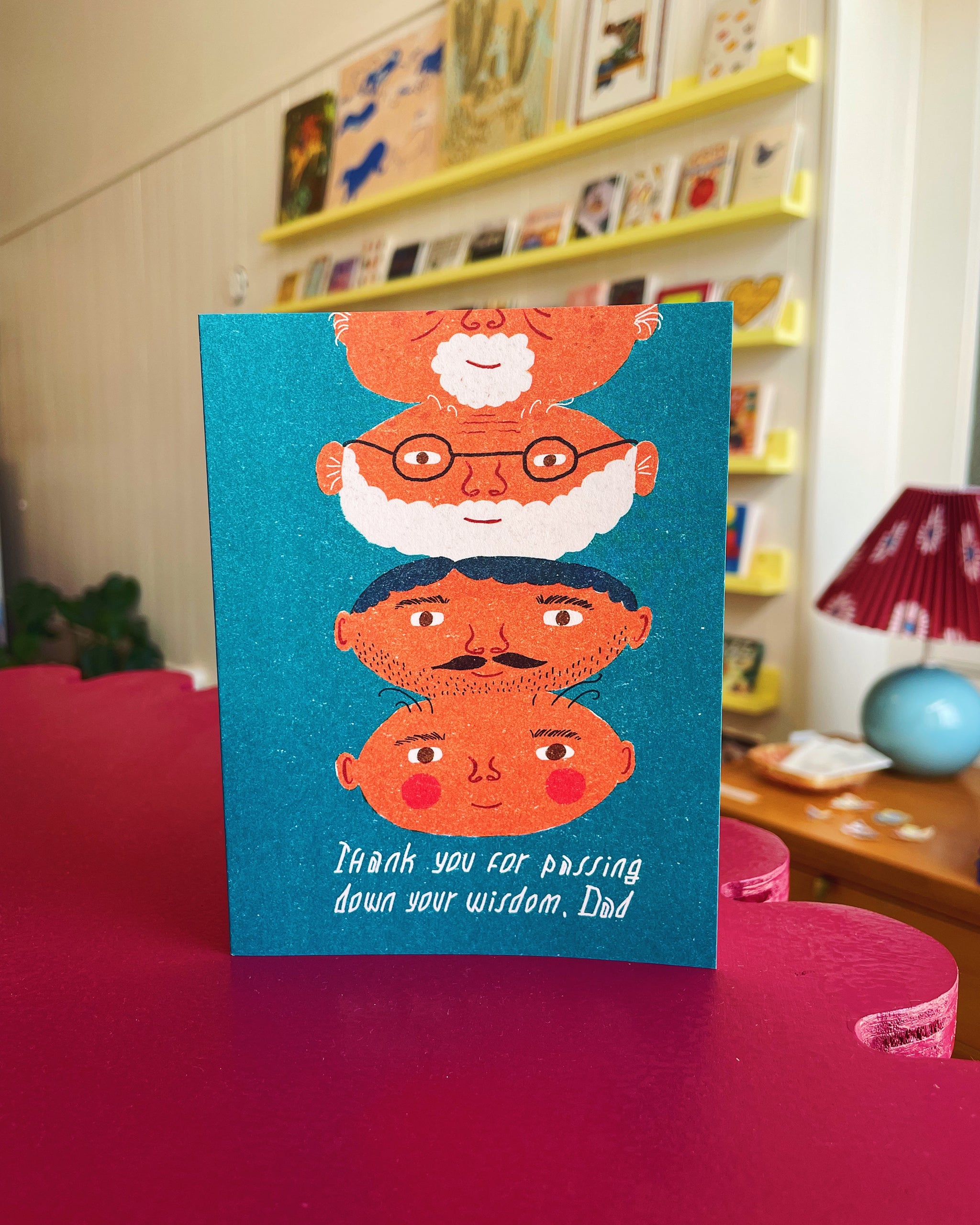 Passing Down Wisdom Dad Card