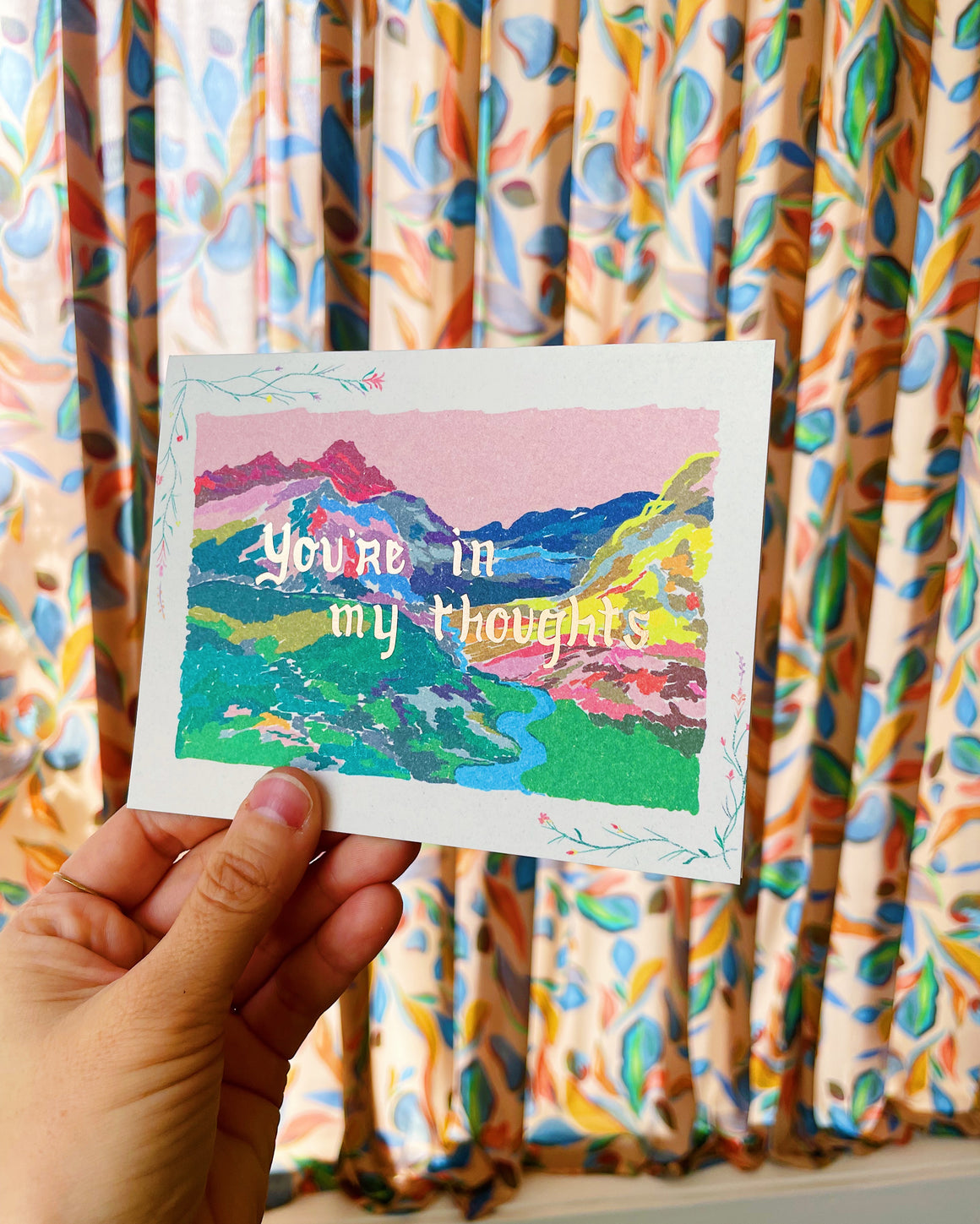 You're In My Thoughts Card