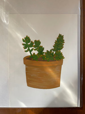 Jelly Bean Plant Original Painting