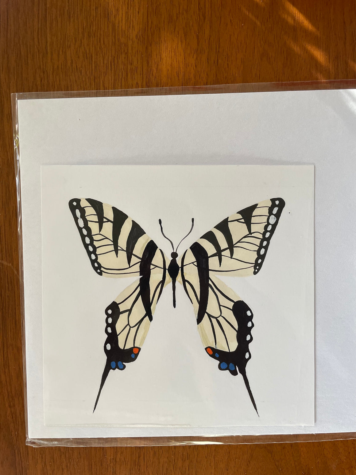 Zebra Swallowtail Original Painting