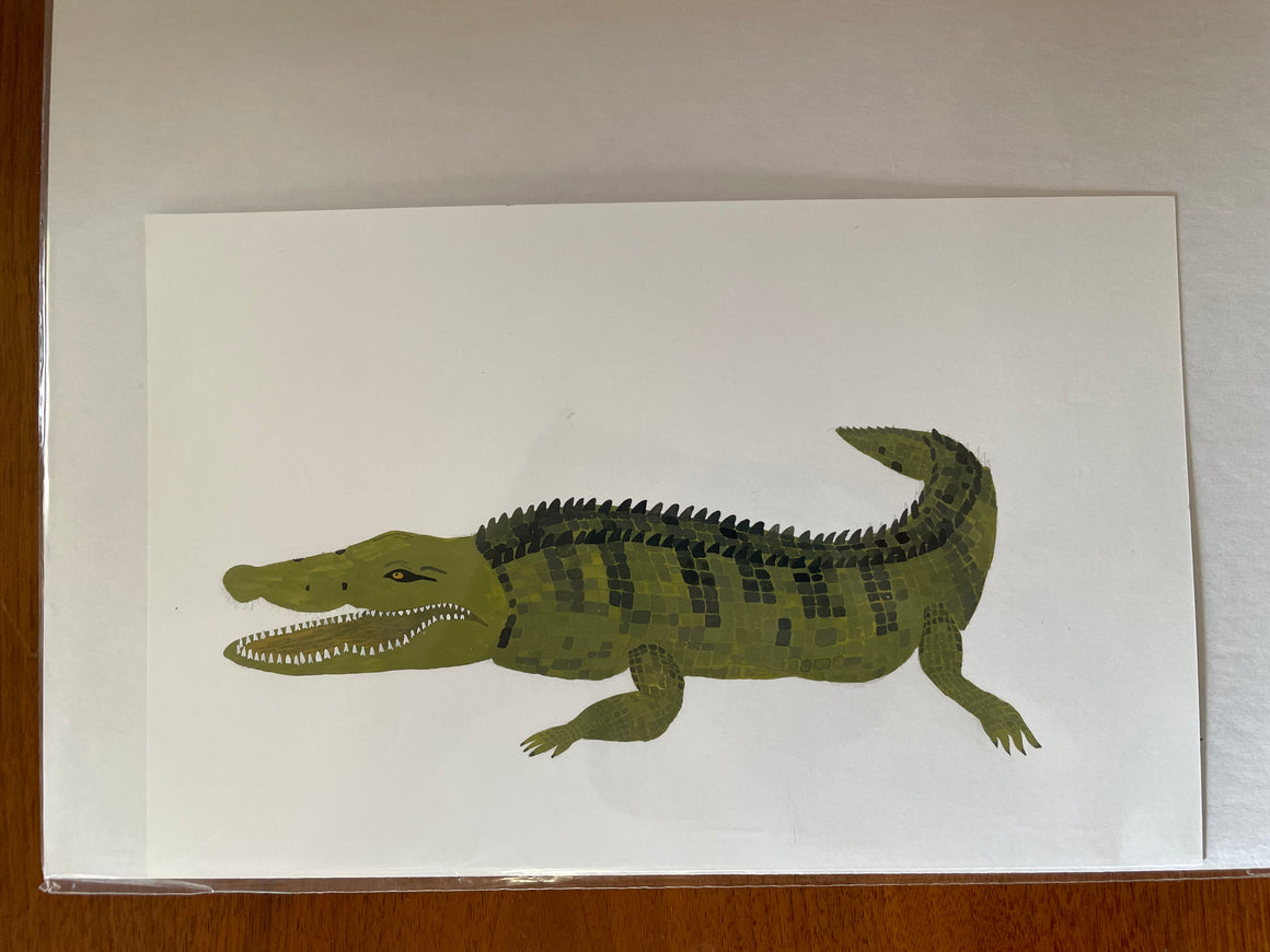 Deinosuchus Original Painting