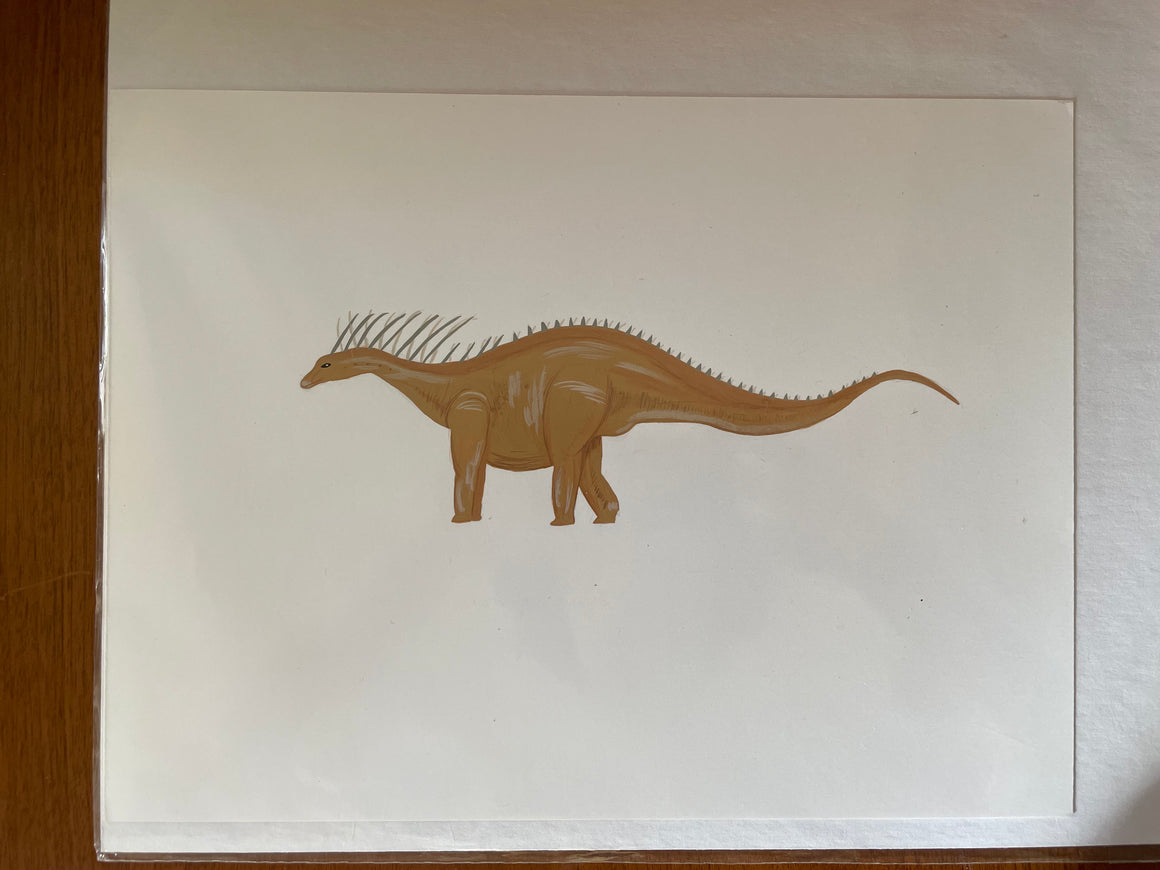 Diplodocus Original Painting