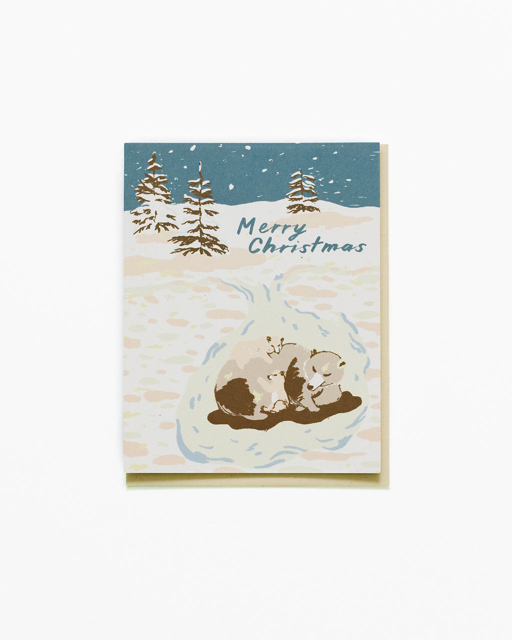Bears Merry Christmas Card