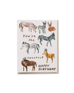 Donkeys Birthday Card