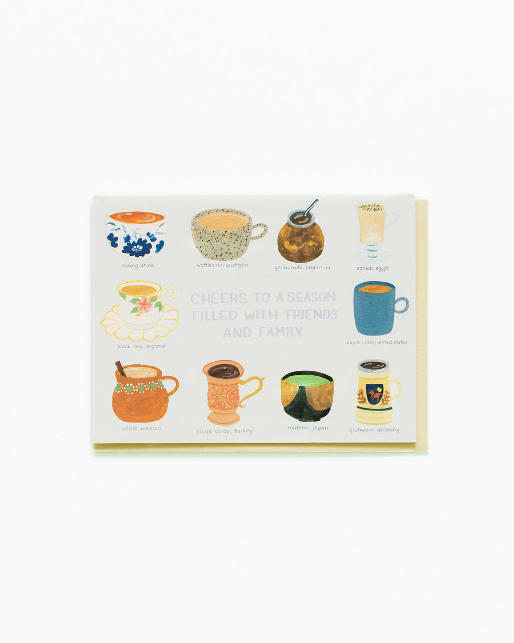 Hot Drinks of the World Card