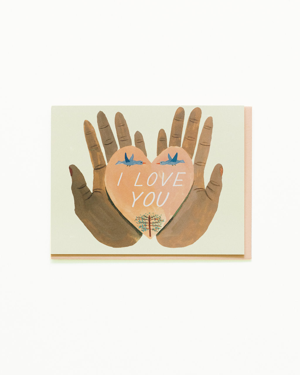 Paper Heart Valentine Card