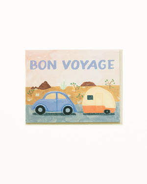 Bon Voyage Trailer Card