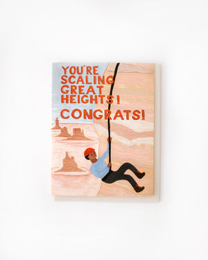Scaling Great Heights Card