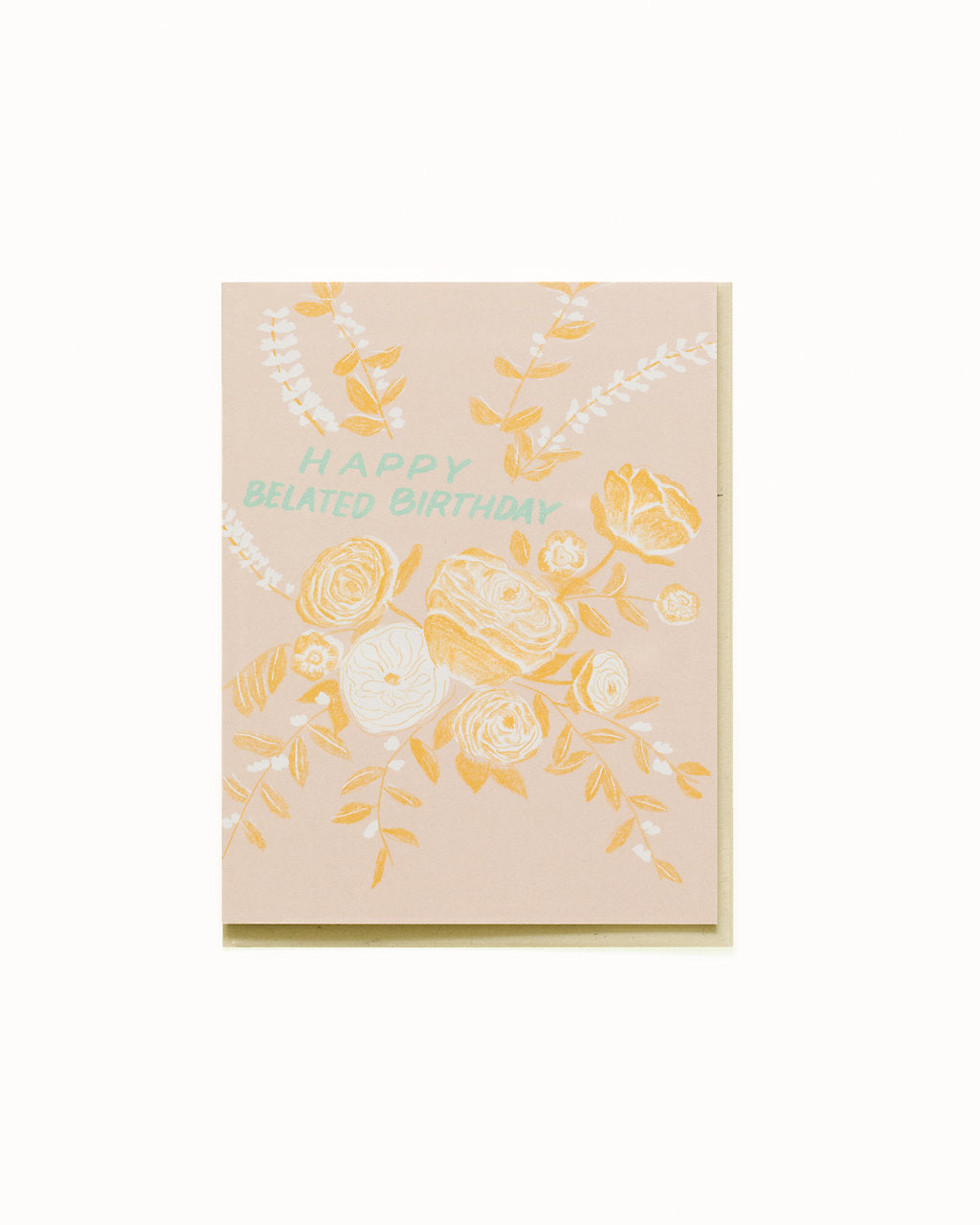 Bouquet Belated Birthday Card