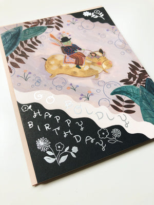 Go Boldly Birthday Card