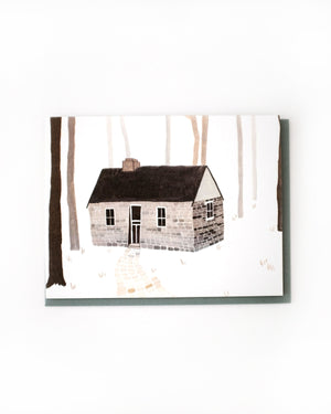 Stone Cabin Card
