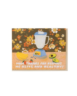 Mom Healthy Smoothie Card
