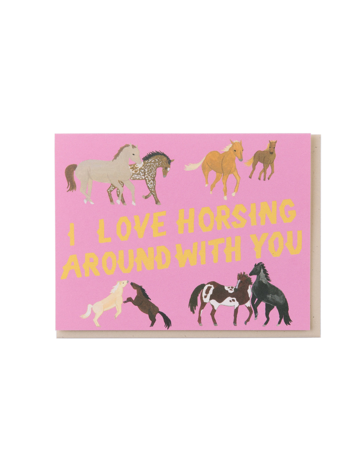 Horsing Around Card