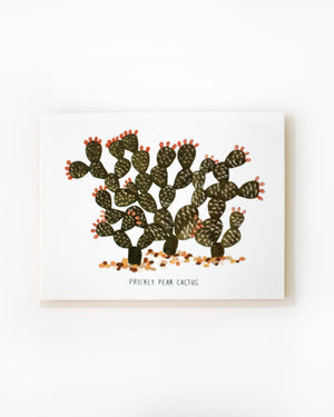 Prickly Pear Cactus Card