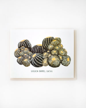 Golden Barrel Cactus Card
