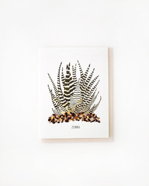 Zebra Plant Card