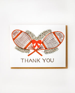 Thank You Snowshoes Card
