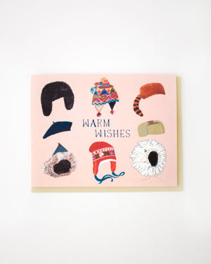 Warm Wishes Hats Card