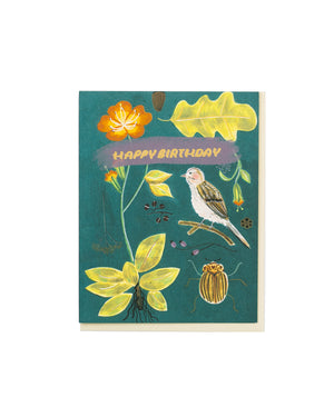 Nature Specimen Birthday Card