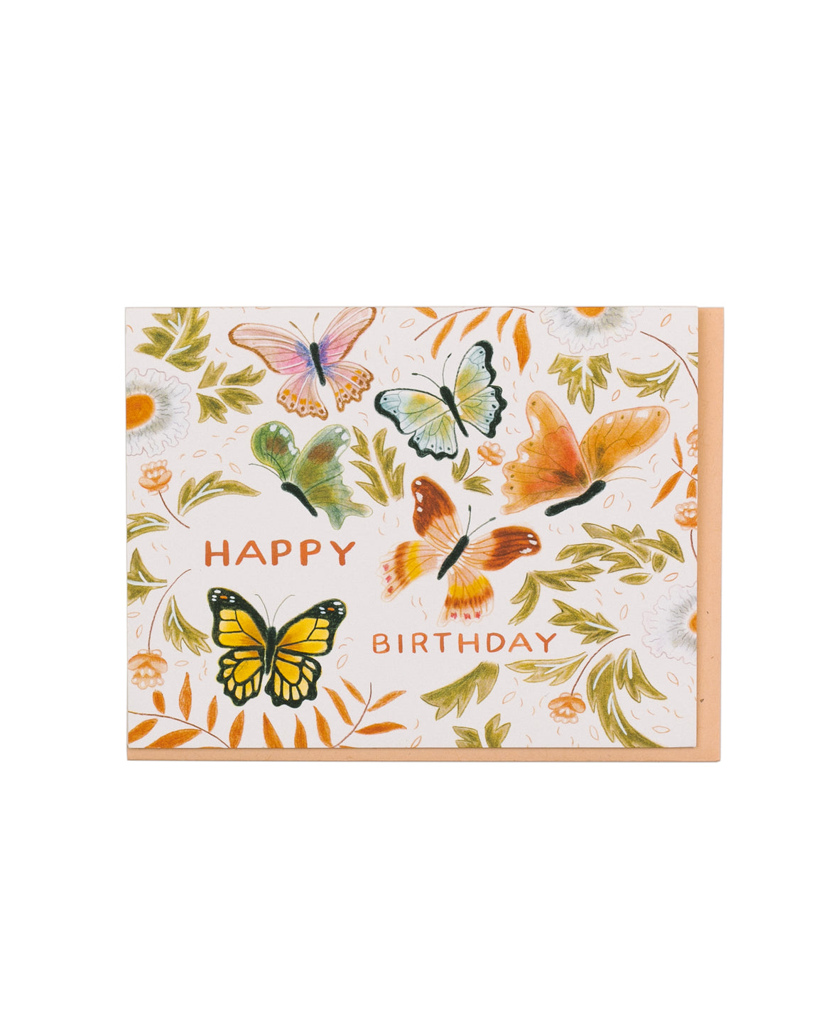 Butterflies Birthday Card