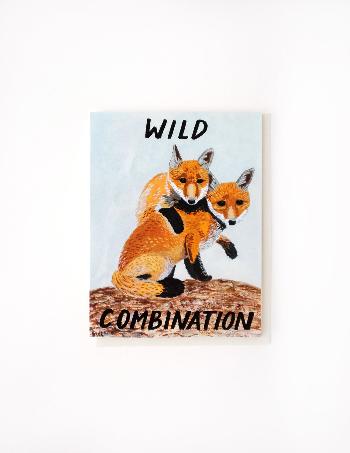 Wild Combo Foxes Card
