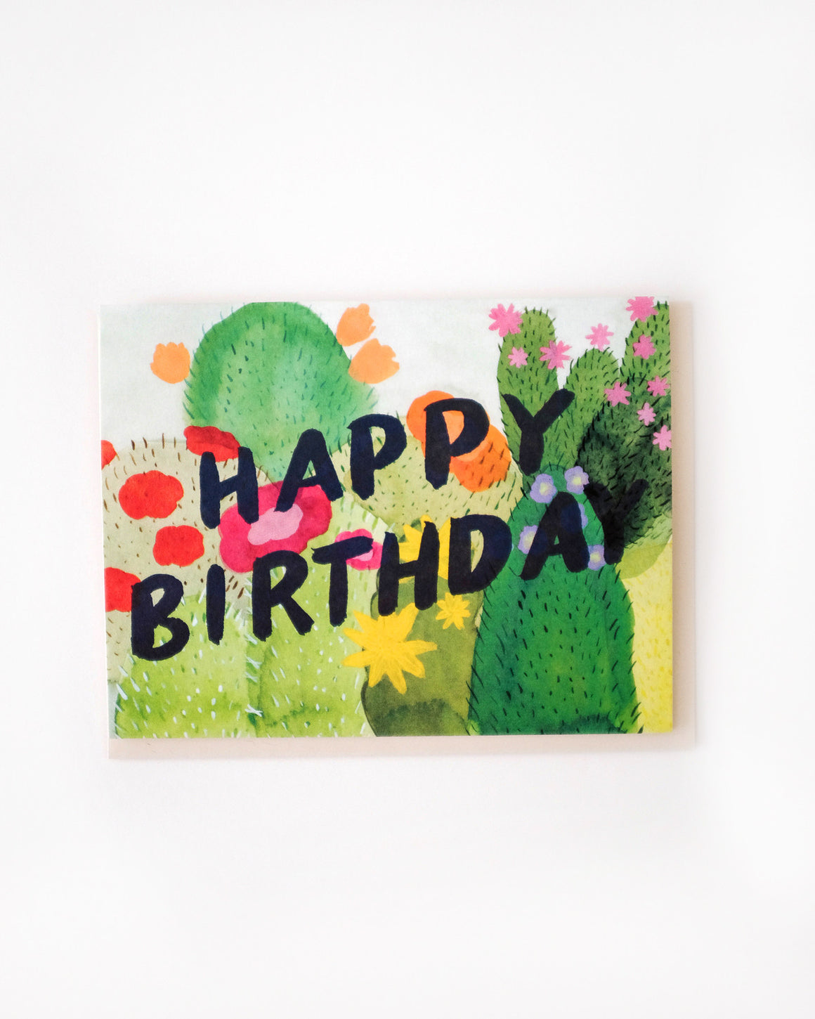 Cacti Birthday Card