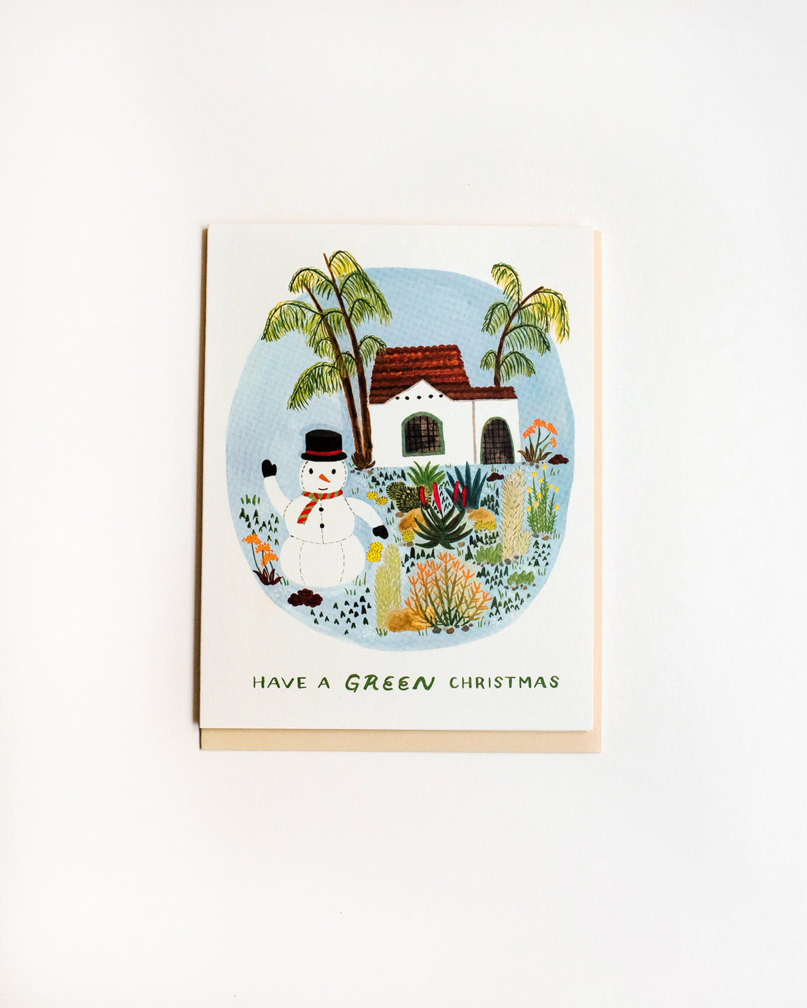 Blow-Up Snowman Card