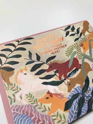 Forged Through Another Year Card