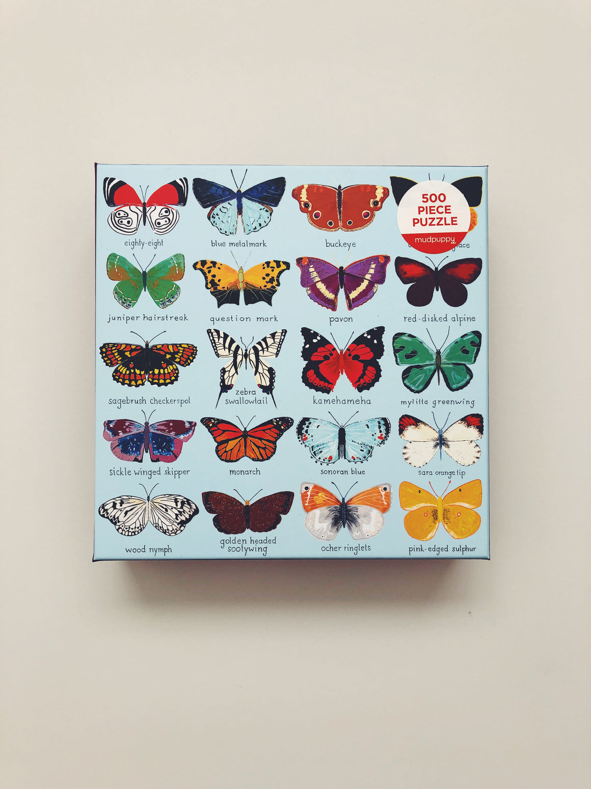Butterflies of North America 500 Piece Puzzle