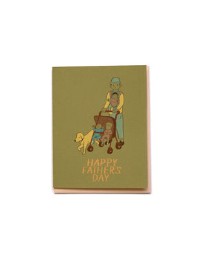 Father's Day Strolling Card