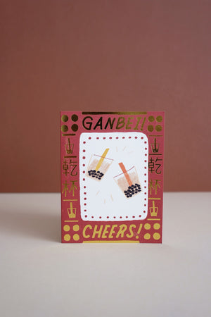 Boba Cheers Card